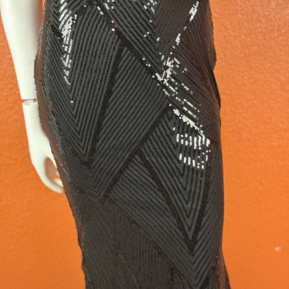 MISS ORD Cold Shoulder Beads Chain Cocktail Dress Size Small.  D46 - Picture 7 of 17